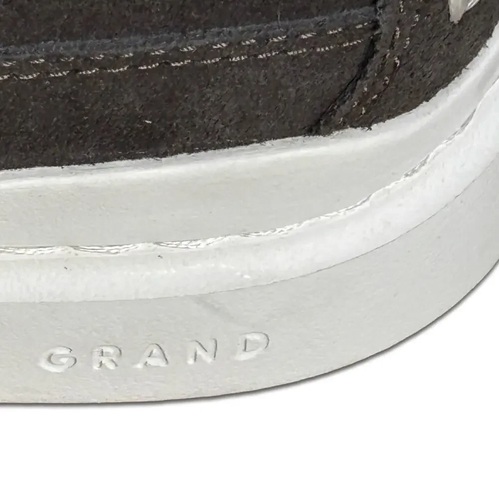 Cole Haan Grand Pro Rally Faux Fur Lined Suede Boat Shoes Size 10.5 Preppy